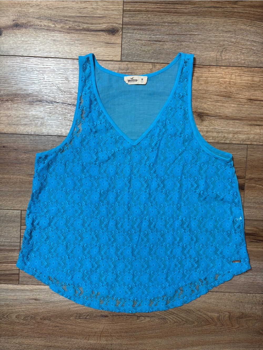 Vintage Hollister Y2K sheer lace Tank Top